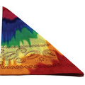 Tie Dye Bandana Circular with Custom Imprint